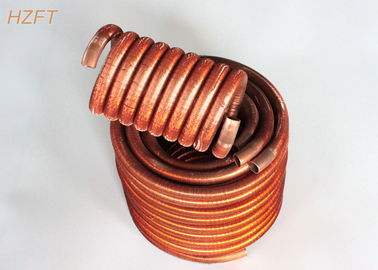 Bobinas flexibles del condensador en evaporadores/cambiador de calor coaxiales de la bobina de la aleta